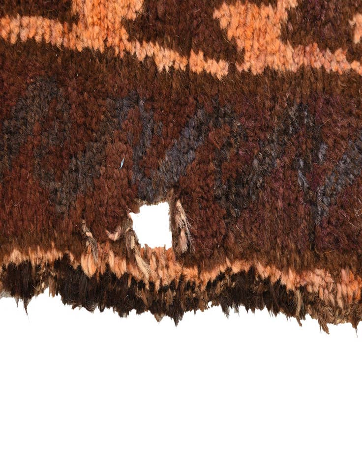 Detail image of  4' 7 x 6' 7  Hand Knotted Balouch Persian Wool Rug