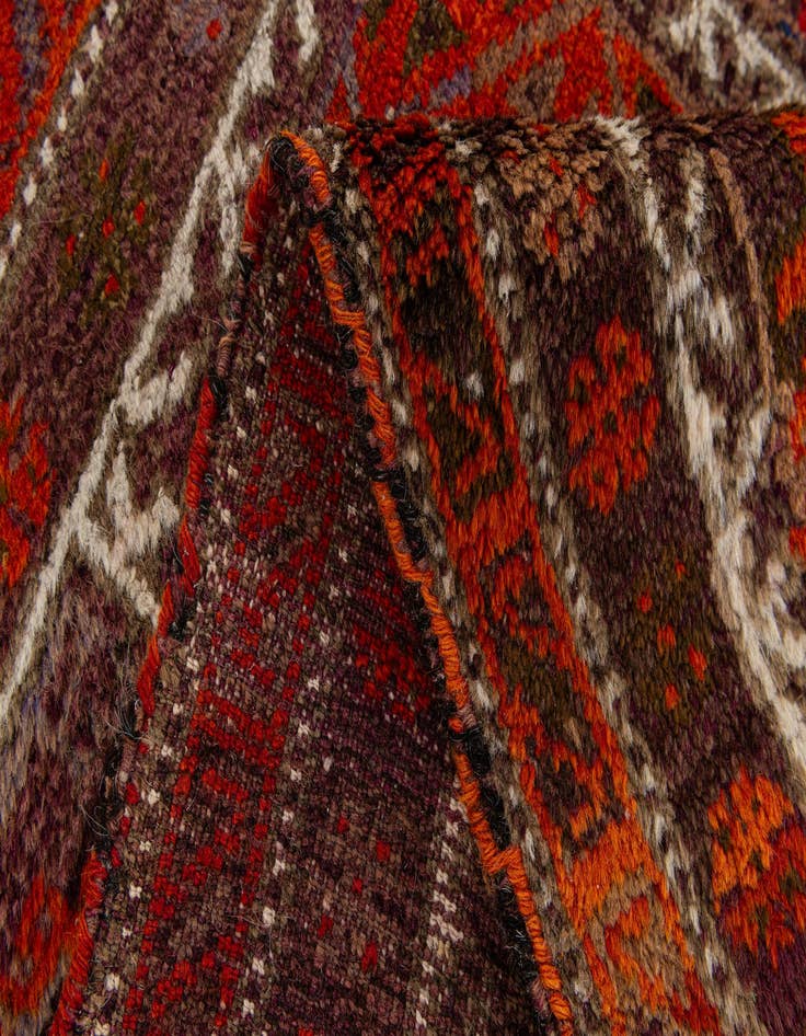 Detail image of  3' 1 x 4' 5  Hand Knotted Balouch Persian Wool Rug