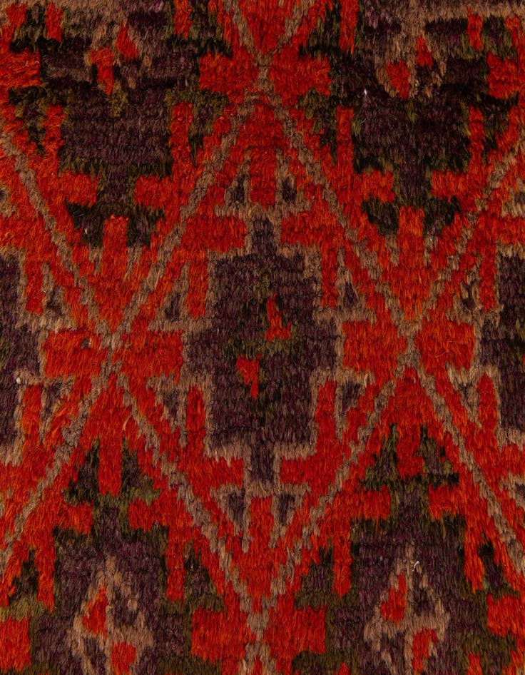 Detail image of  3' 1 x 4' 5  Hand Knotted Balouch Persian Wool Rug