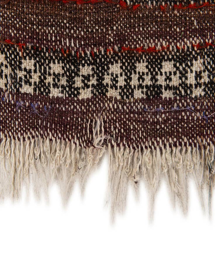 Detail image of  3' 1 x 4' 5  Hand Knotted Balouch Persian Wool Rug