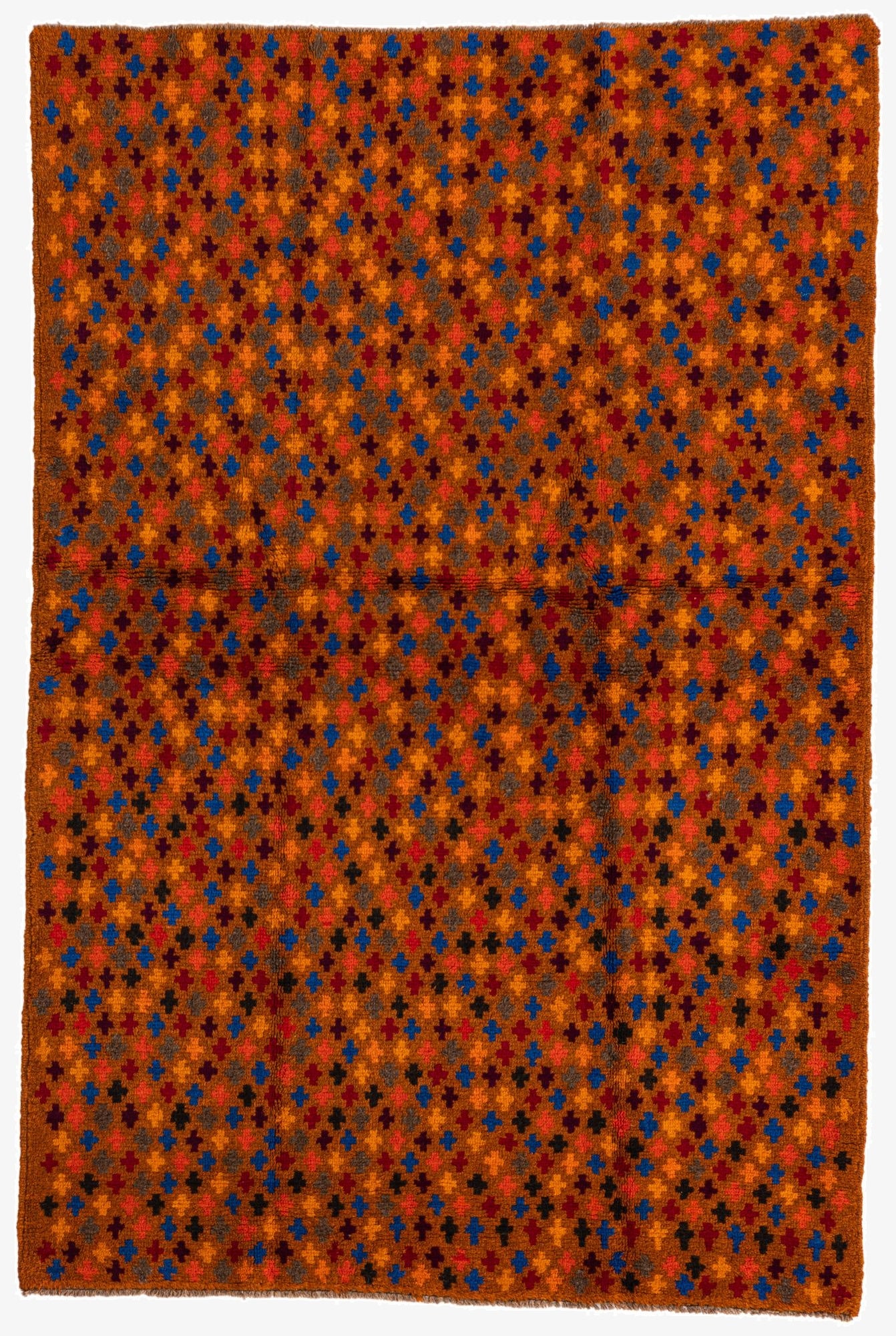  4' x 6'  Hand Knotted Balouch Wool Rug