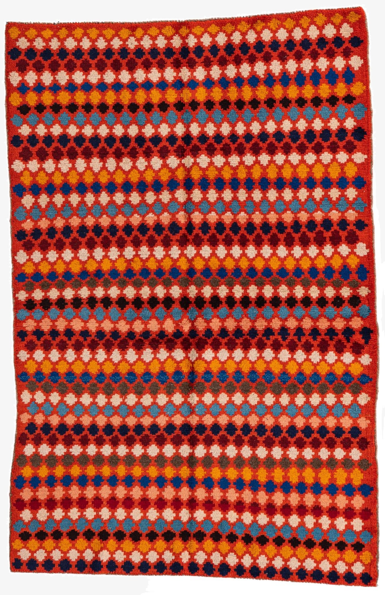  4' x 6'  Hand Knotted Balouch Wool Rug