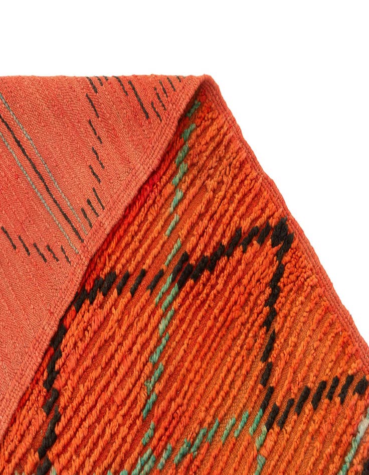 Detail image of  5' 4 x 11' 2 Berber Rug