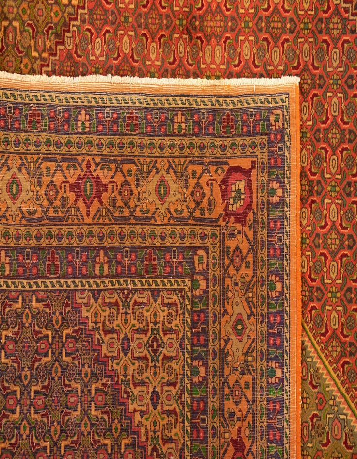 Detail image of  9' 7 x 12' 3  Hand Knotted Bidjar Persian Wool Rug