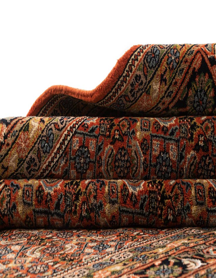 Detail image of  5' 7 x 7' 6  Hand Knotted Bidjar Oriental Wool Rug