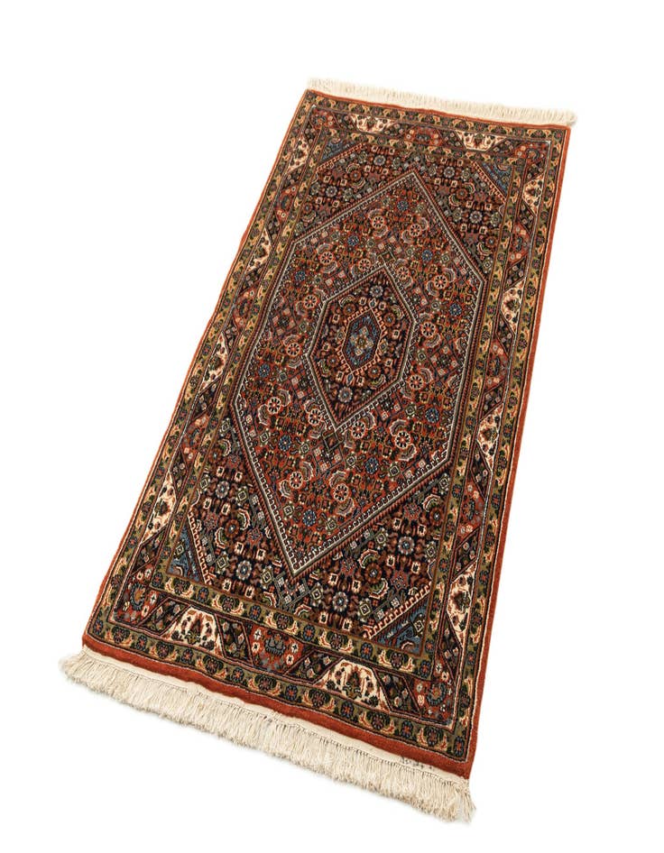 Detail image of  3' 3 x 5' 2  Hand Knotted Bidjar Oriental Wool Rug