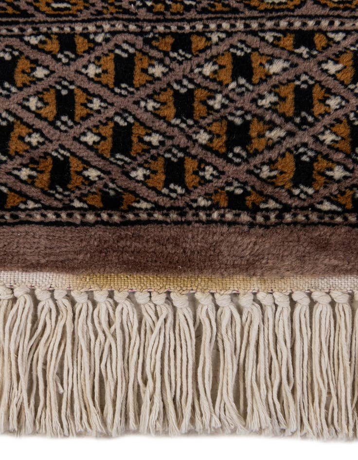 Detail image of  5' 3 x 7' 11  Hand Knotted Bokhara Oriental Wool Rug