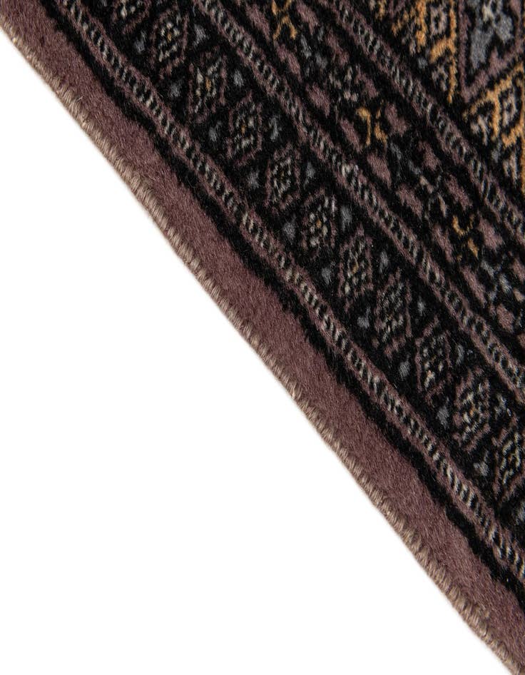 Detail image of  3' 2 x 5' 1  Hand Knotted Bokhara Oriental Wool Rug