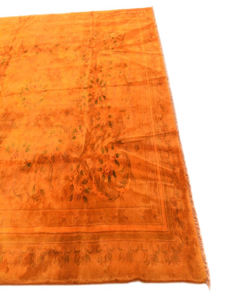 Detail image of 8' x 10' 1 Hand Knotted Carved Pekin Wool Rug