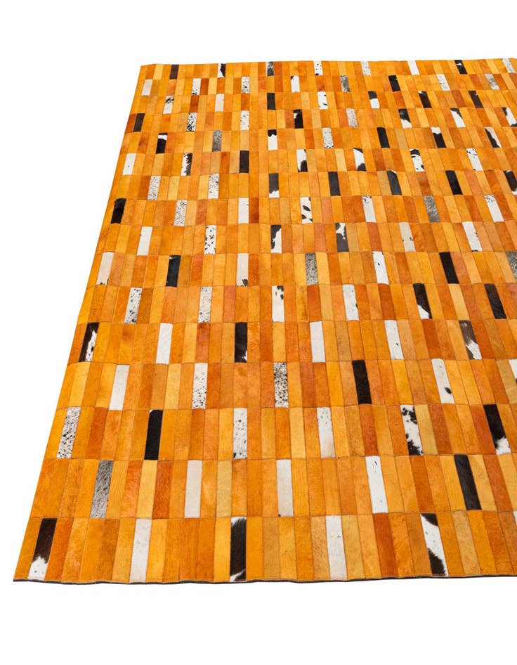 Detail image of  8' x 9' 9 Cowhide - Patchwork Rug