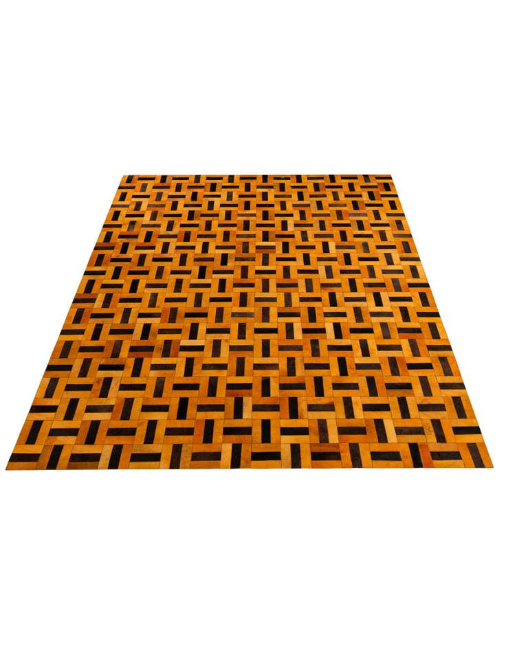 Detail image of  8' x 9' 9 Cowhide - Patchwork Rug