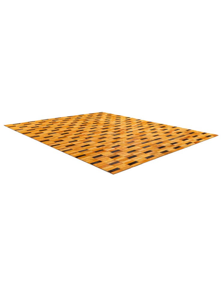 Detail image of  8' x 10' Cowhide - Patchwork Rug