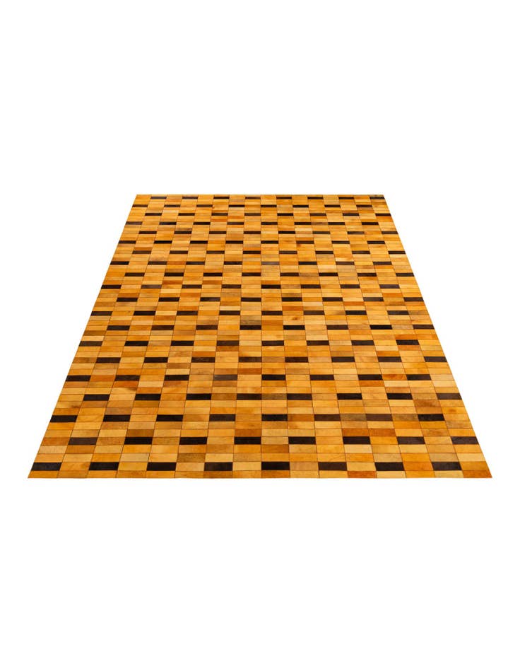 Detail image of  8' x 10' Cowhide - Patchwork Rug