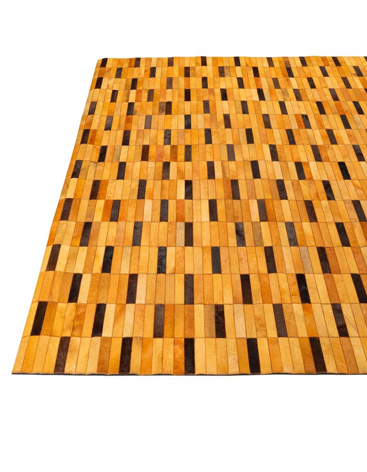 Detail image of  8' 1 x 10' 1 Cowhide - Patchwork Rug