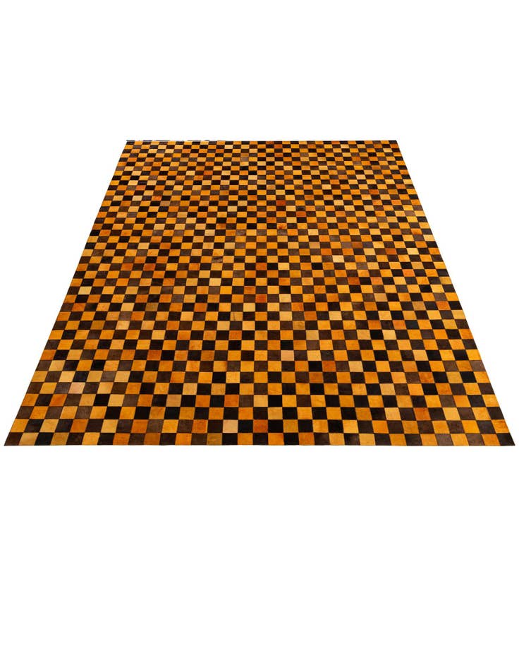 Detail image of  8' 2 x 10' Cowhide - Patchwork Rug