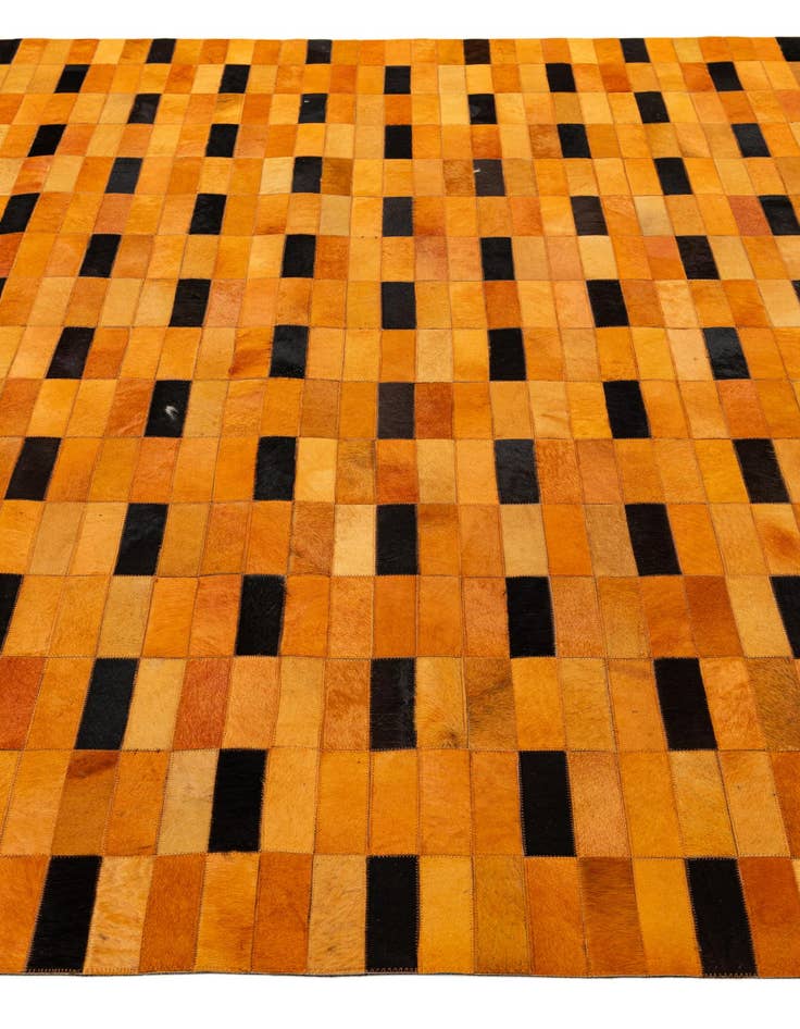 Detail image of  7' 11 x 9' 10 Cowhide - Patchwork Rug