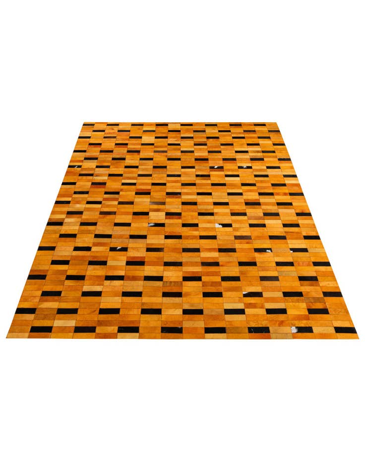 Detail image of  7' 11 x 9' 9 Cowhide - Patchwork Rug