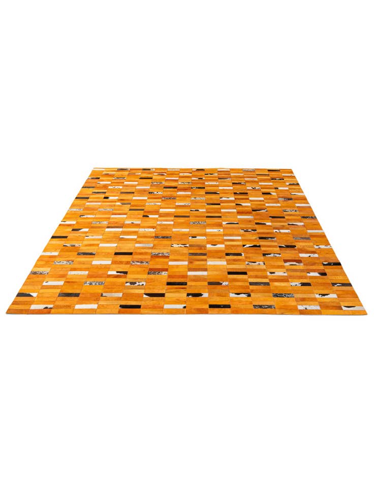 Detail image of  8' x 9' 10 Cowhide - Patchwork Rug