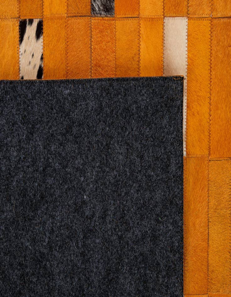 Detail image of  8' x 9' 10 Cowhide - Patchwork Rug