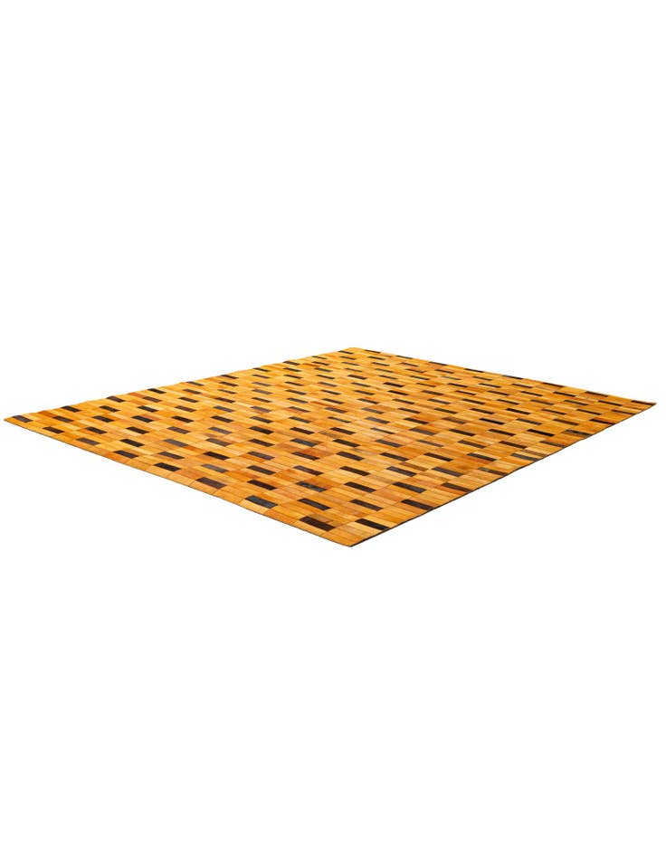 Detail image of  8' 1 x 9' 11 Cowhide - Patchwork Rug