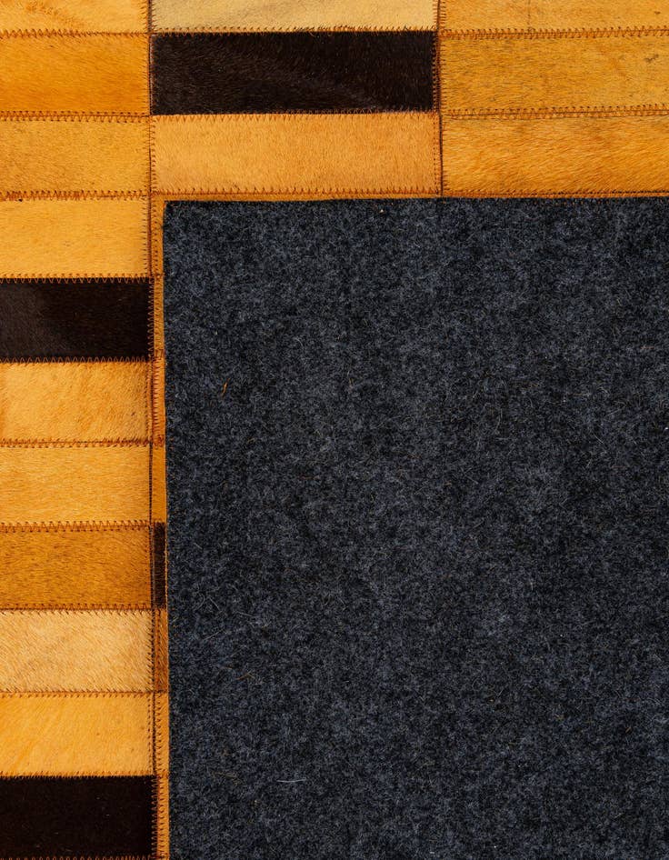 Detail image of  8' 1 x 10' Cowhide - Patchwork Rug