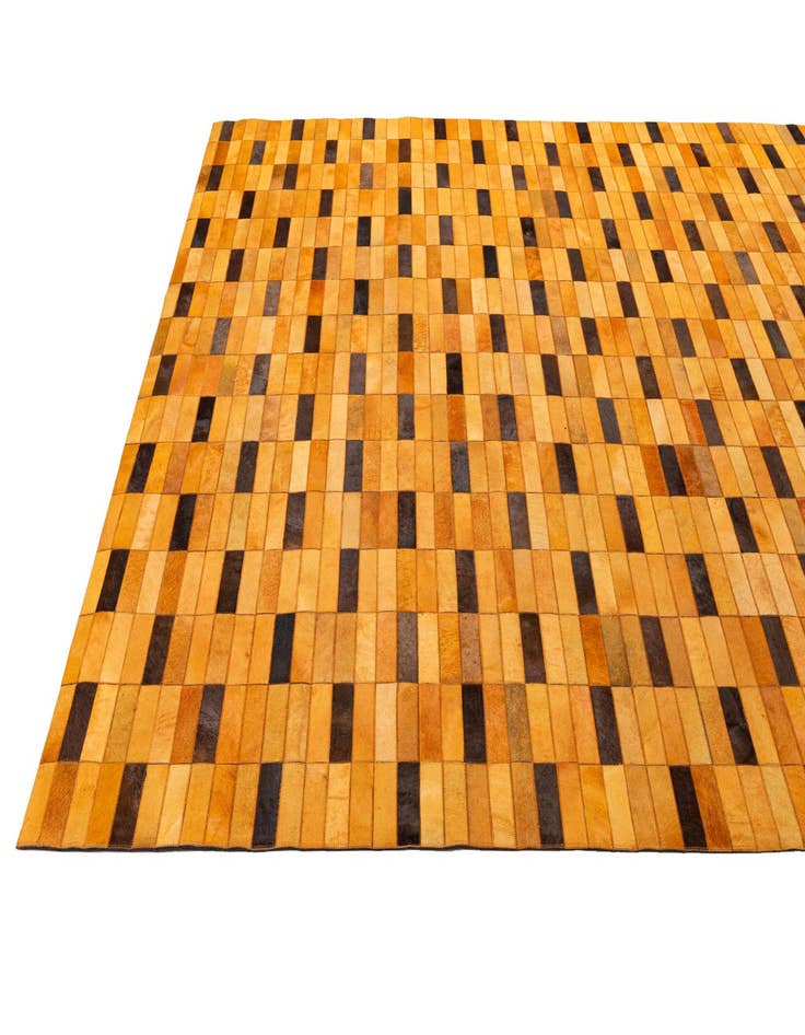 Detail image of  8' 1 x 10' Cowhide - Patchwork Rug