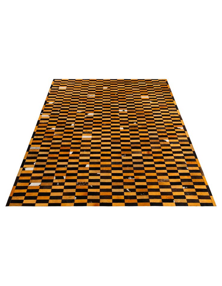 Detail image of  8' 2 x 10' 1 Cowhide - Patchwork Rug