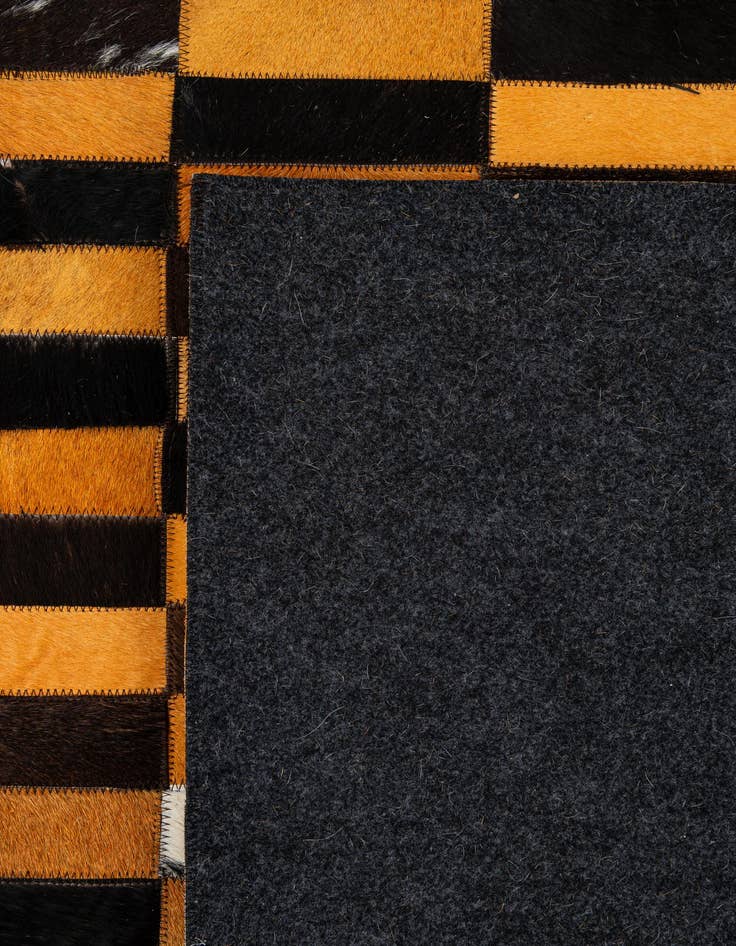Detail image of  8' 2 x 10' 1 Cowhide - Patchwork Rug