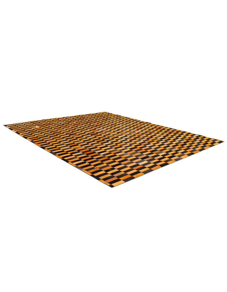 Detail image of  8' 2 x 10' Cowhide - Patchwork Rug