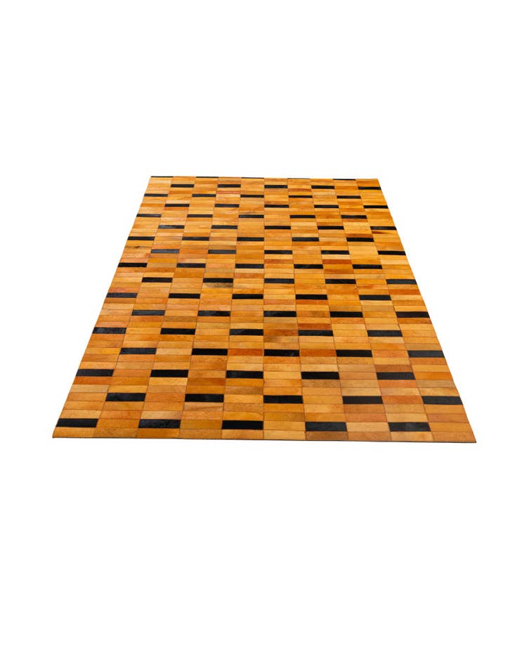 Detail image of  5' x 8' 1 Cowhide - Patchwork Rug