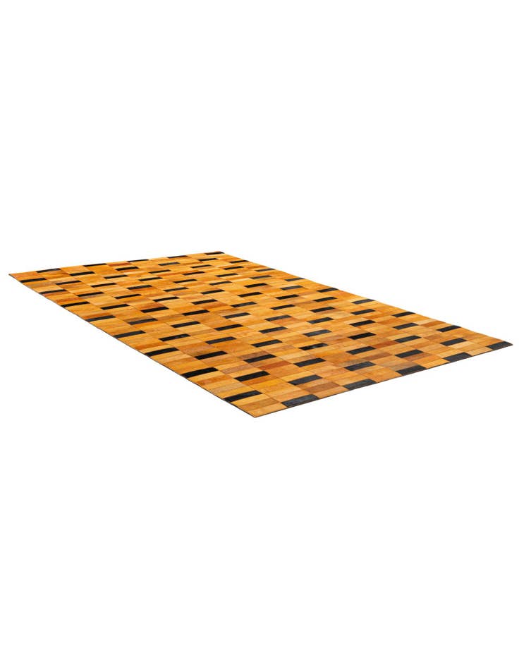 Detail image of  5' x 8' Cowhide - Patchwork Rug