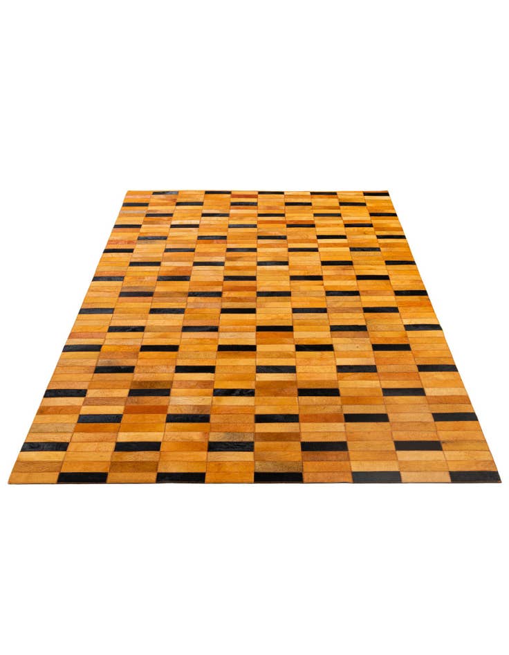 Detail image of  5' x 8' Cowhide - Patchwork Rug