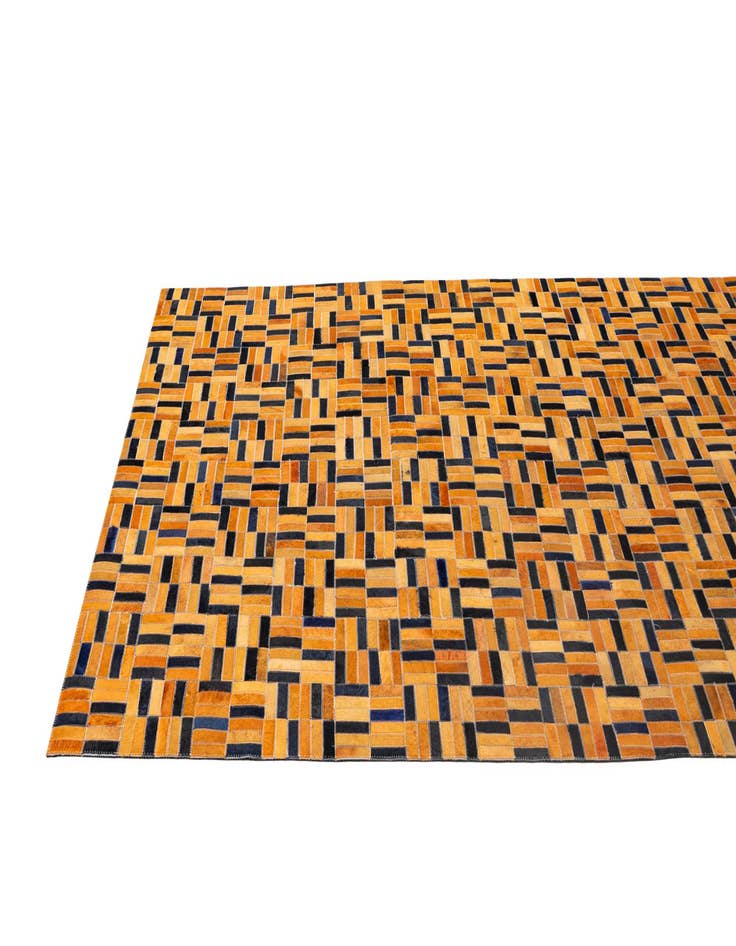 Detail image of  5' x 8' Cowhide - Patchwork Rug