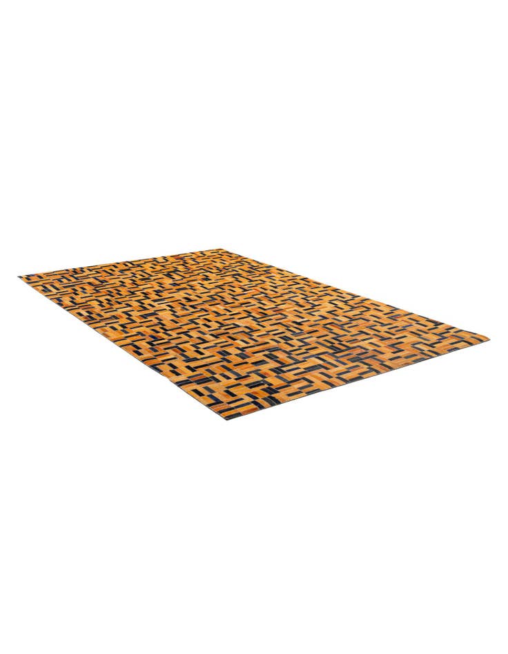 Detail image of  5' x 7' 11 Cowhide - Patchwork Rug