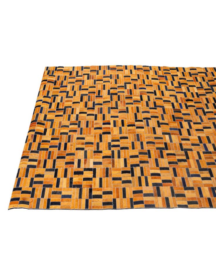 Detail image of  5' x 7' 11 Cowhide - Patchwork Rug