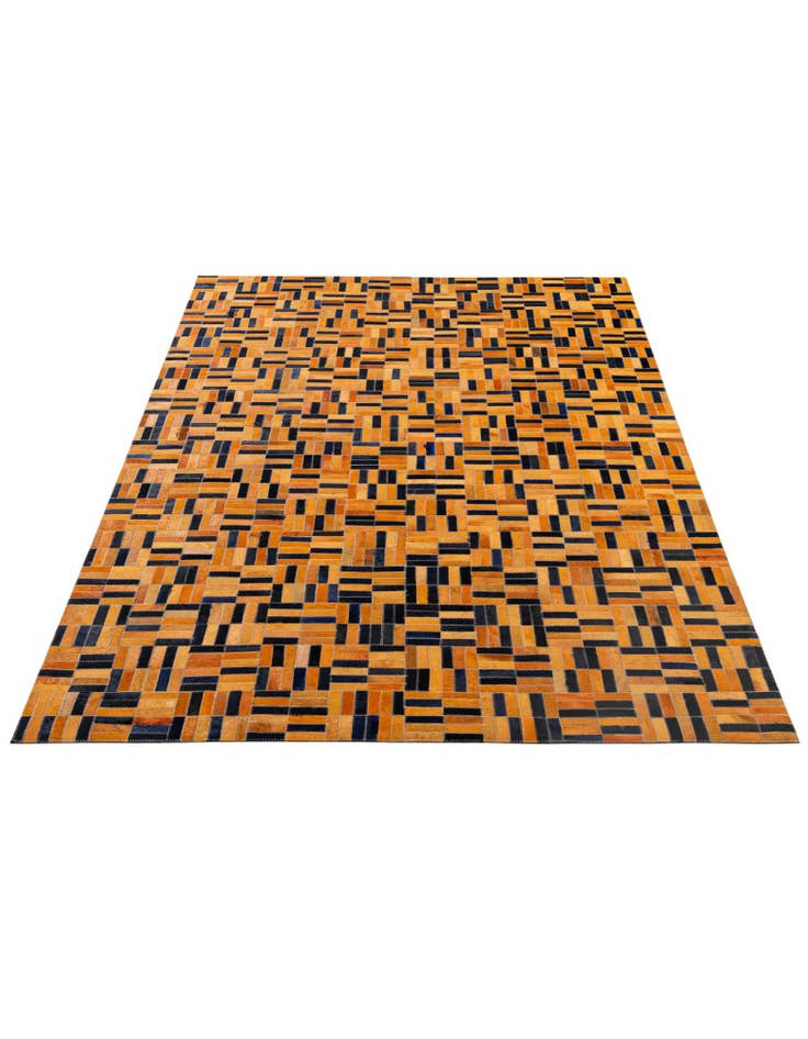 Detail image of  5' x 8' Cowhide - Patchwork Rug