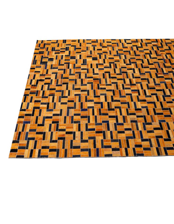 Detail image of  5' x 8' Cowhide - Patchwork Rug