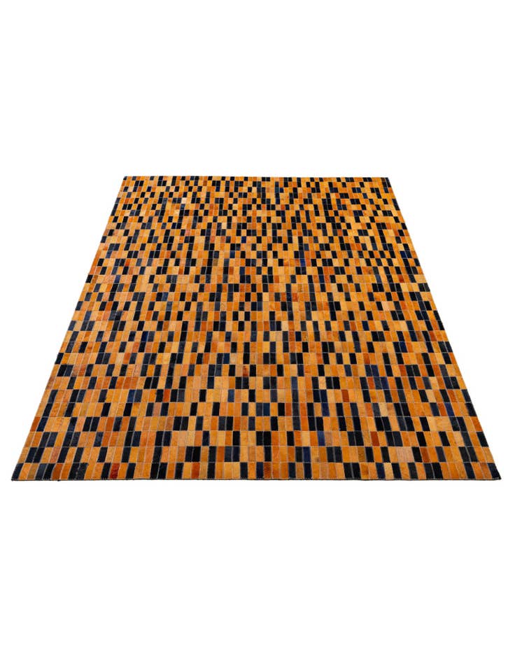 Detail image of  5' x 8' Cowhide - Patchwork Rug