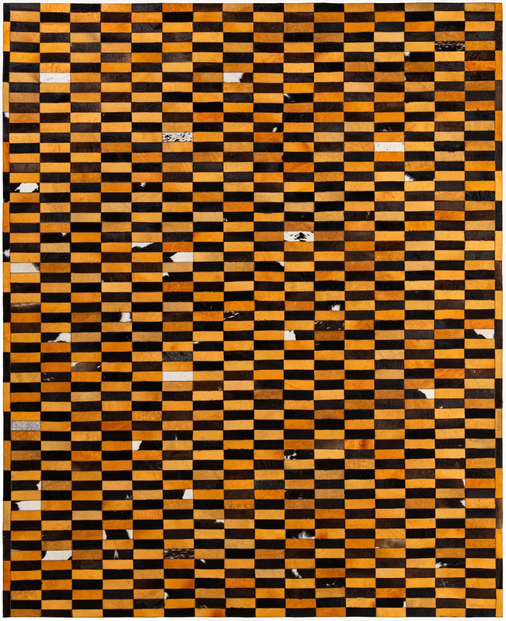  8' 2 x 10' 1 Cowhide - Patchwork Rug