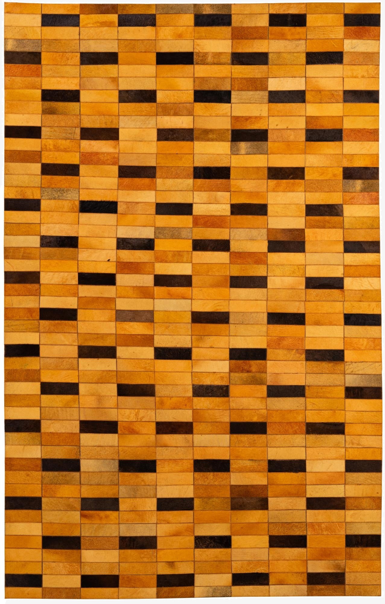  5' 1 x 7' 11 Cowhide - Patchwork Rug