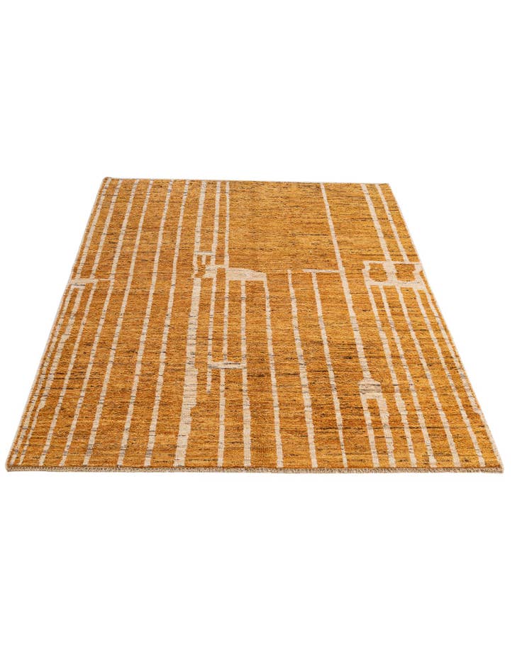 Detail image of  5' 7 x 7' 11  Hand Knotted Darya Wool Rug