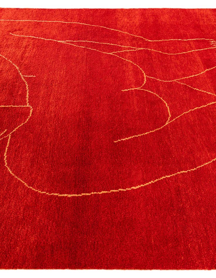 Detail image of  6' 8 x 9' 11  Hand Knotted Darya Wool Rug