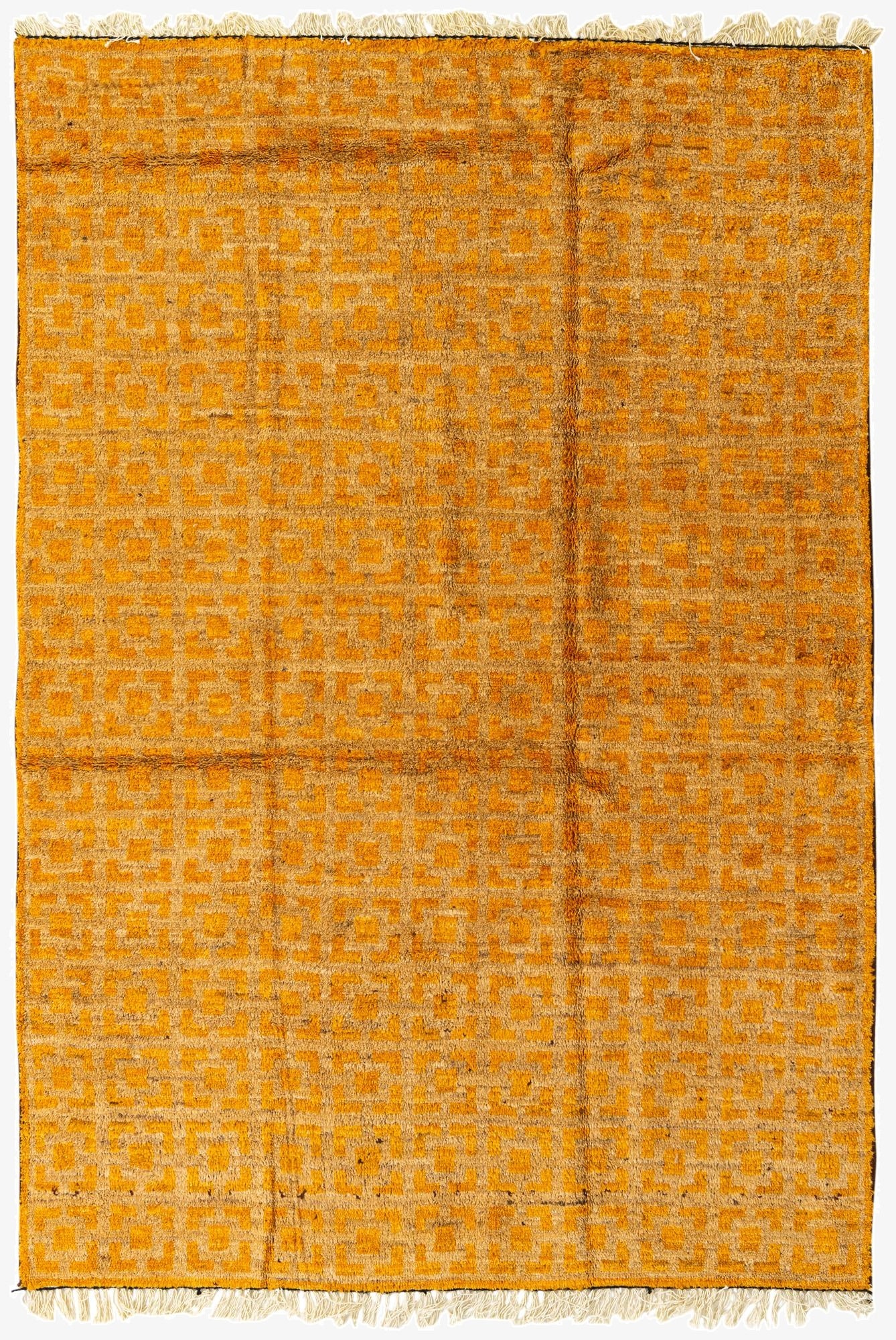  5' 7 x 8' 3  Hand Knotted Darya Wool Rug