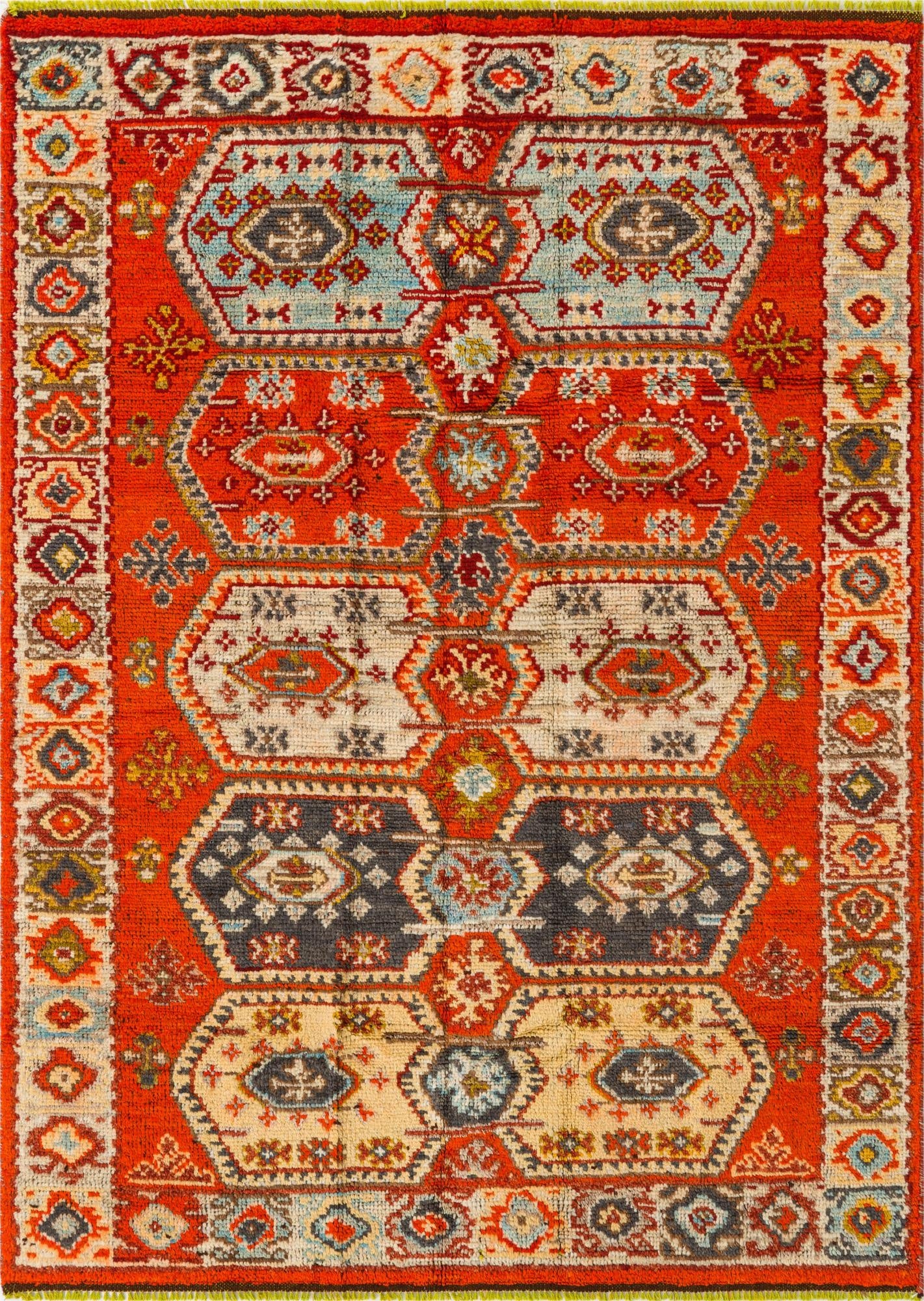  5' x 7'  Hand Knotted Darya Wool Rug