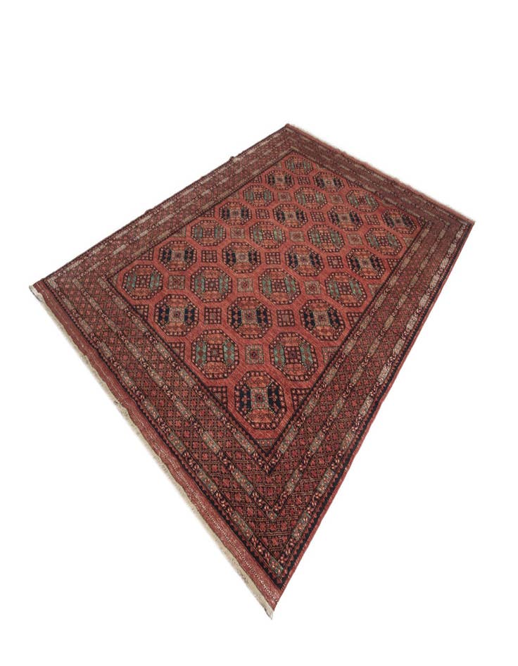 Detail image of  8' 5 x 11' 5 Ersari Afghan Wool Rug