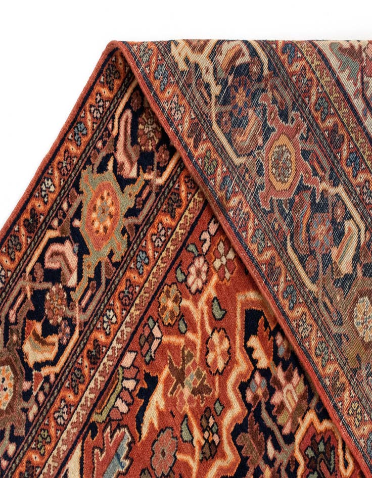 Detail image of  4' 3 x 6' 5  Hand Knotted Farahan Persian Rug