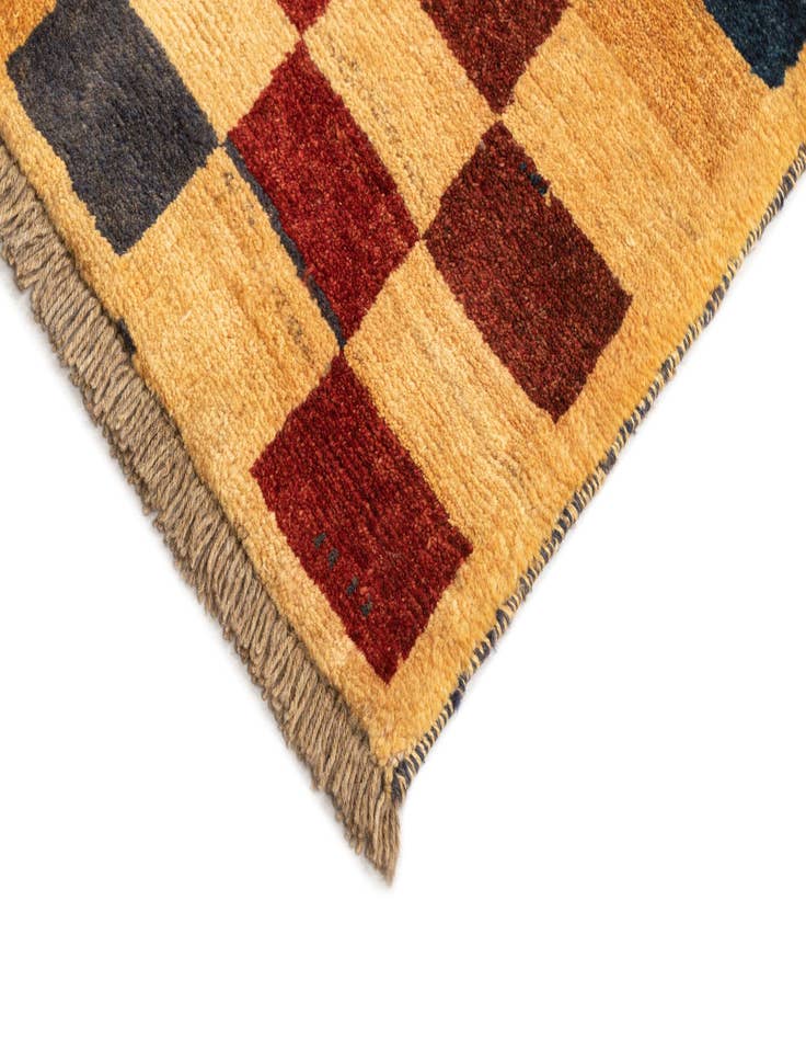 Detail image of  4' 1 x 6' 3 Gabbeh Wool Rug