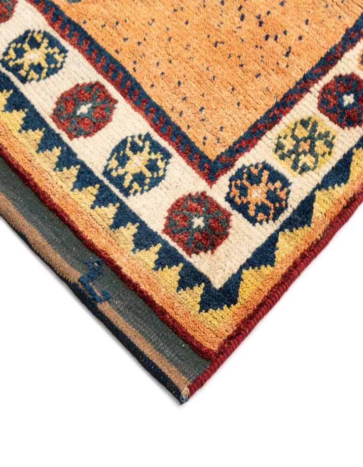Detail image of  3' 8 x 5' 2 Gabbeh Wool Rug