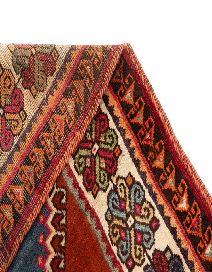 Detail image of  3' 1 x 5' 6  Hand Knotted Gabbeh Persian Wool Rug