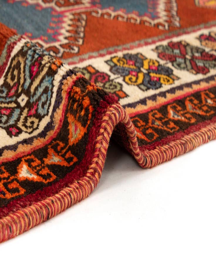 Detail image of  3' 1 x 5' 6  Hand Knotted Gabbeh Persian Wool Rug